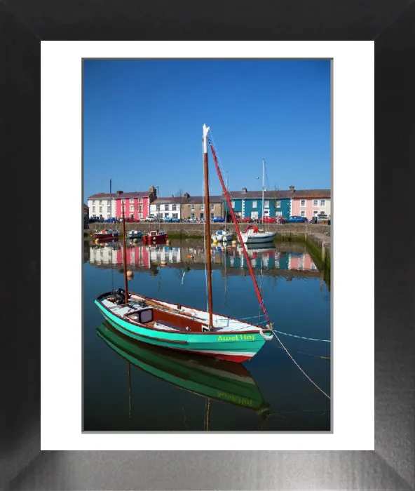 Framed Print : Aberaeron: A Print of Ceredigion's Coastal Gem