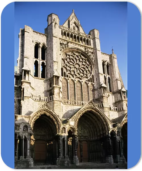 Chartres Cathedral, UNESCO World Heritage Site, Chartres, Centre, France, Europe