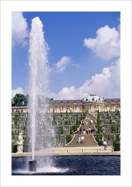 Fountain, Schloss Sanssouci (Sanssouci Palace)