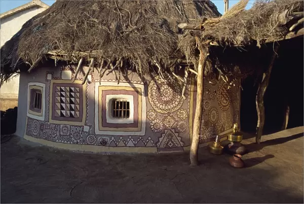 Tribal huts of the Kutch district