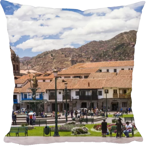 Plaza de Armas, UNESCO World Heritage Site, Cusco (Cuzco), Cusco Region, Peru, South