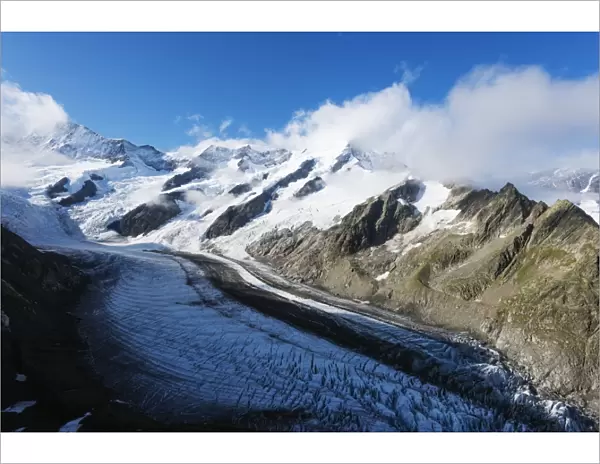 Gletscher glacier above Grindelwald, Interlaken, Bernese Oberland, Switzerland, Europe