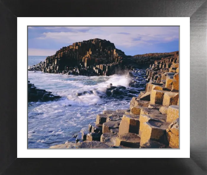 Framed Print : The Giants Causeway Print, Northern Ireland Landscape