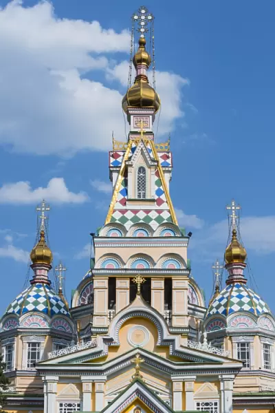 Ascension Cathedral (Zenkov Cathedral), Almaty, Kazakhstan, Central Asia, Asia