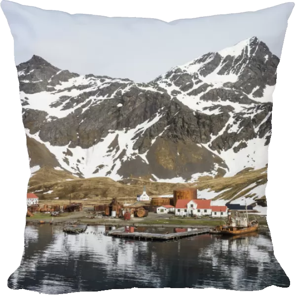 The abandoned whaling station at Grytviken, now cleaned and refurbished for tourism