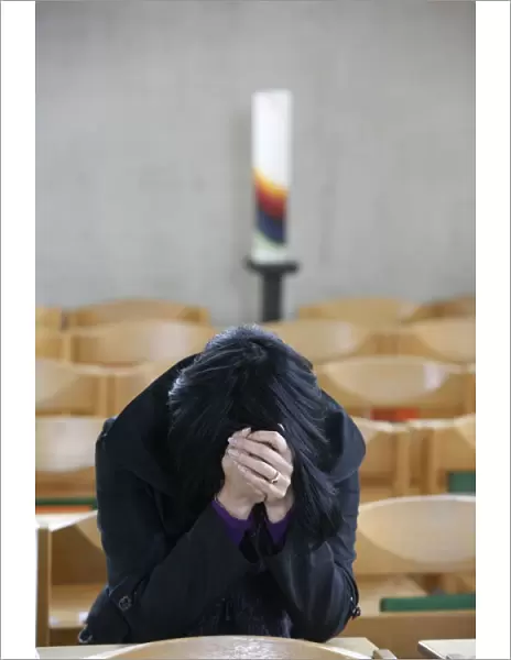 Woman at prayer