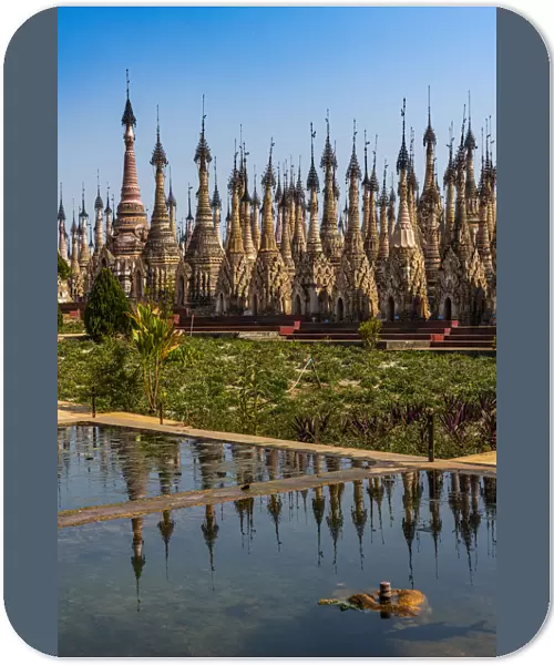 Kakkus pagoda with its 2500 stupas, Kakku, Shan state, Myanmar (Burma), Asia