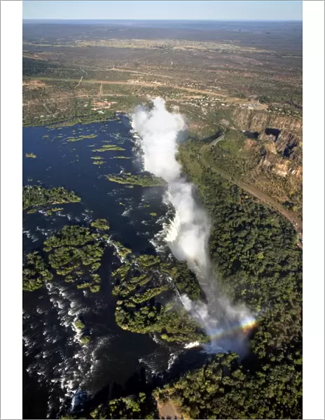 Victoria Falls, UNESCO World Heritage Site, on the border of Zambia and Zimbabwe, Africa