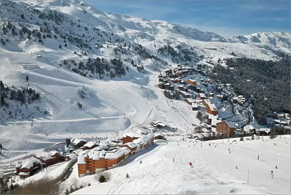 Meribel-Mottaret, 1750m, ski area, Meribel, Three Valleys Les Trois Vallees)