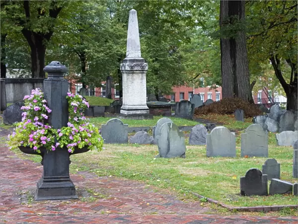 Copps Hill Burying Ground, Freedom Trail, North End District, Boston