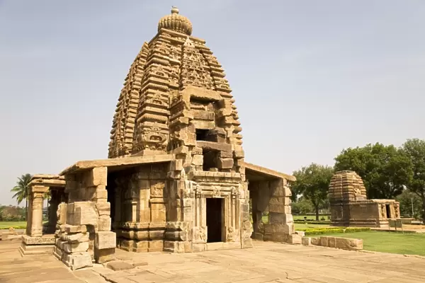 The 8th century Galaganatha Temple at Pattadakal, UNESCO World Heritage Site