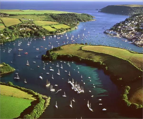 Aerial image of Salcombe and East Portlemouth, Kingsbridge Estuary, Devon