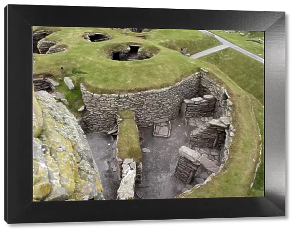 Prehistoric dwellings at Jarlshof, Sumburgh, Shetland, Shetland Islands