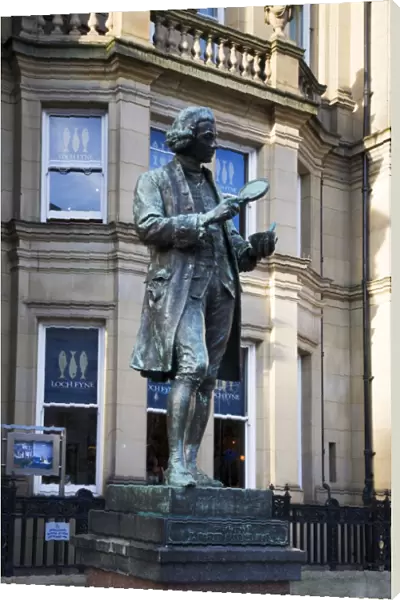 Statue of Joseph Priestley, City Square, Leeds, West Yorkshire, Yorkshire