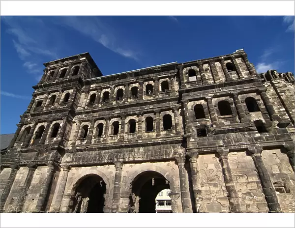 Porta Nigra, Roman city gate, UNESCO World Heritage Site, Trier, Rhineland-Palatinate