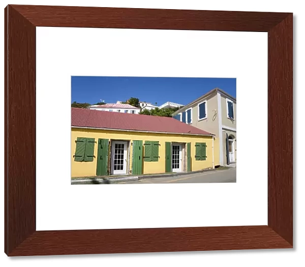 Back Street in Charlotte Amalie, St. Thomas Island, U. S. Virgin Islands, West Indies, Caribbean, Central America