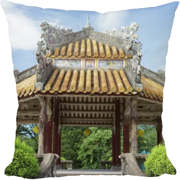A pagoda in the grounds of Imperial Citadel, Hue, UNESCO World Heritage Site, Vietnam, Indochina, Southeast Asia, Asia