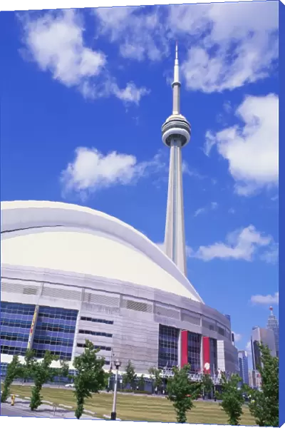 CN Tower and Skydome, Toronto, Canada