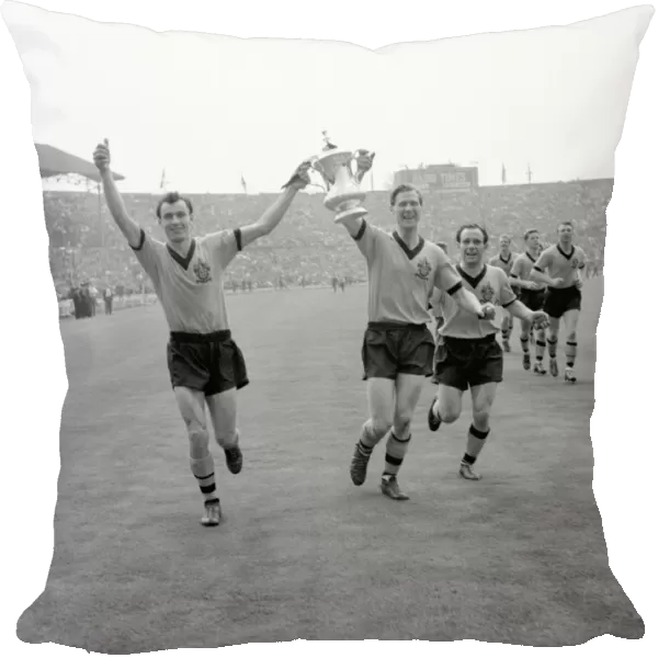 Triumphant Wolves: Clamp, Slater and Deeley Celebrate FA Cup Victory