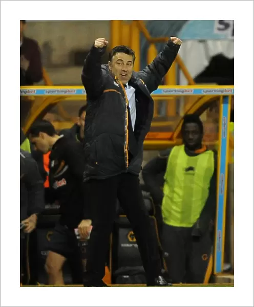Wolverhampton Wanderers: Dean Saunders Triumphant Moment as Wolves Secure Championship Win Against Hull City (16-04-2013, Molineux)