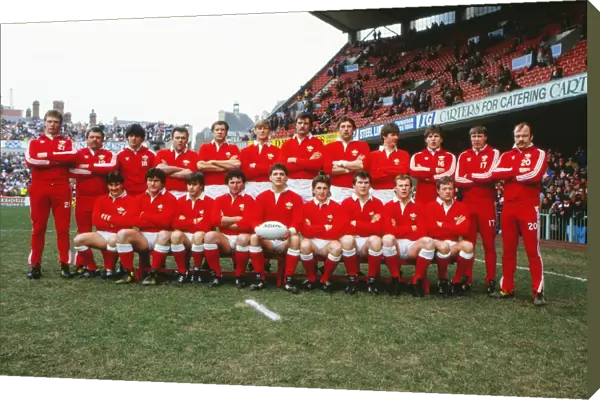 Wales team that faced France in the 1986 Five Nations
