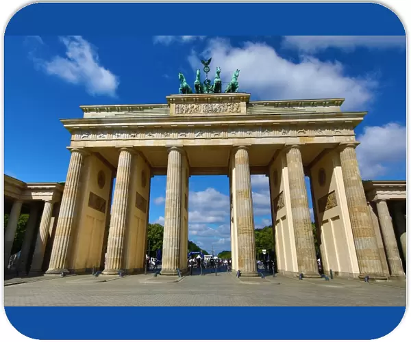 The Brandenburg Gate or Brandenburger Tor, Berlin, Germany