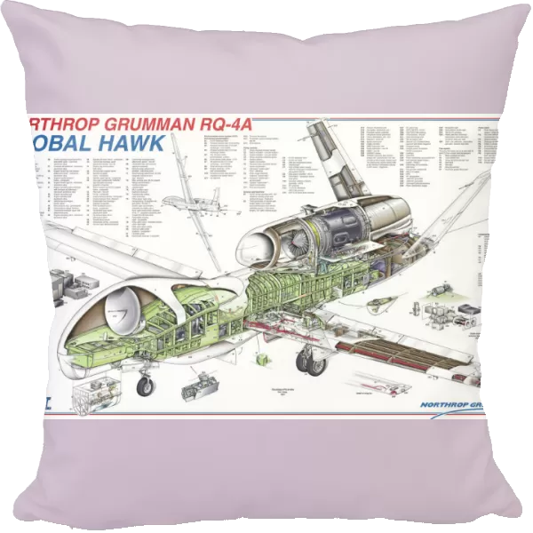 Northrop Grumman Global Hawk Cutaway Poster