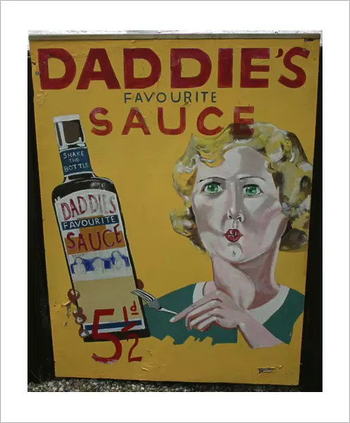 Daddies sauce vintage advertising poster