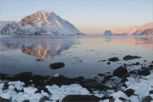 Skagsanden beach, Lofoten Islands, Norway An overview of three shots that shows us
