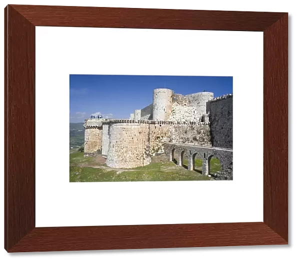 Crusader castle Krak des Chevaliers (1140-1260), Syria