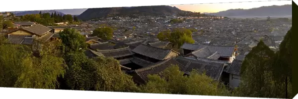 Yulong Xueshan Mountain and UNESCO Old Town of Lijiang, Yunnan, China
