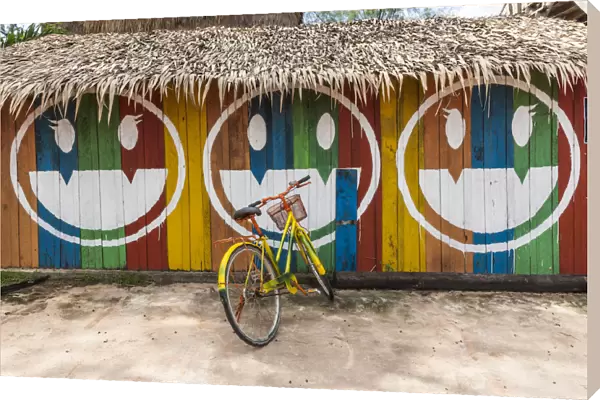 Cambodia, Sihanoukville, Otres Beach, beach bicycle