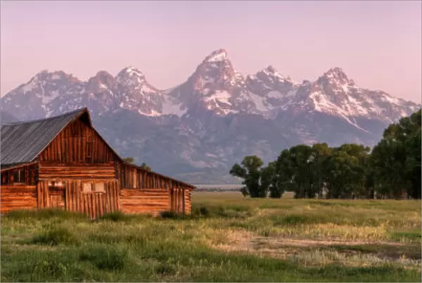 U. S. A. Wyoming, Grand Teton National Park, Mormon Row Barn