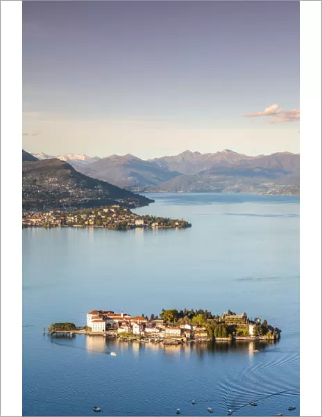 Borromean islands in the gulf of Pallanza, Lake Maggiore, Piedmont, Italy