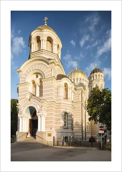 Exterior of Riga Nativity for Christ Orthodox Cathedral, Riga, Latvia, Baltic States