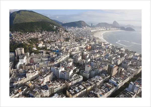 Ipanema & view over to Copacabana, Rio de Janeiro, Brazil
