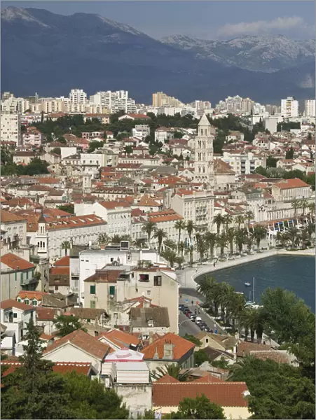 Croatia, Central Dalmatia, Split, City View from the Vidilica Viewpoint  /  Late Afternoon