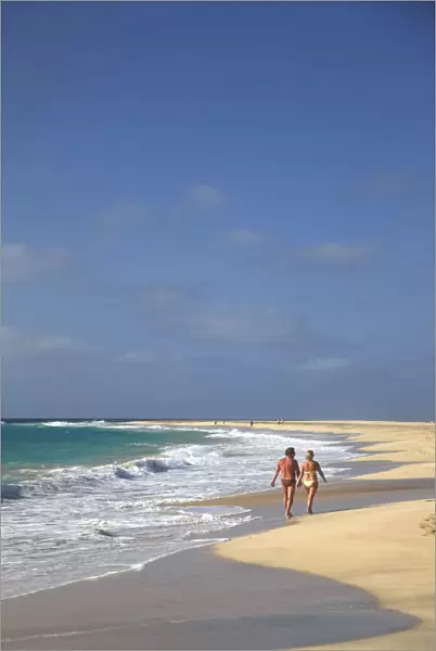 Cape Verde, Sal, Santa Maria Beach