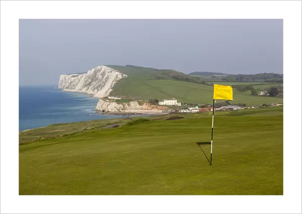 England, Hampshire, Isle of Wight, Freshwater Bay Golf Course