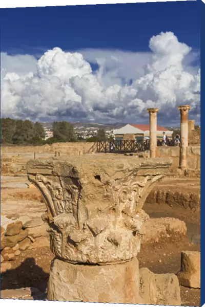 Ruins of ancient city of Paphos, Cyprus