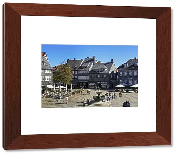 Market Square, Goslar, Harz, Lower Saxony, Germany