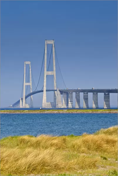 The East Bridge as seen from Korsor, Denmark