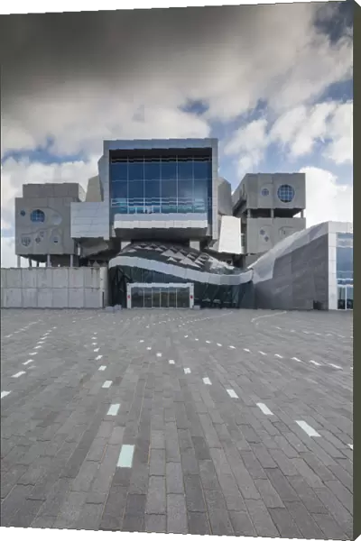 Denmark, Jutland, Aalborg, Musikhuset, performing arts center, exterior