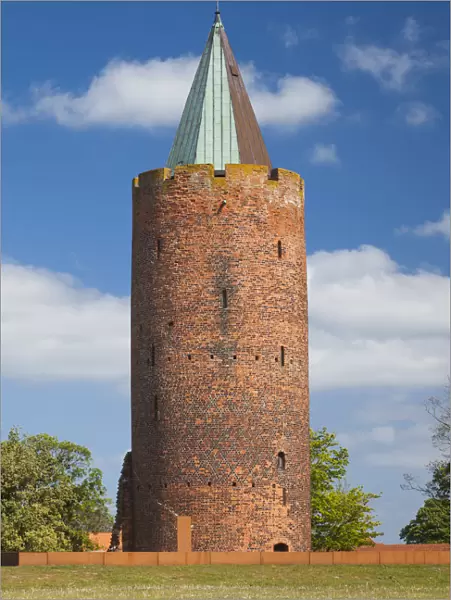 Denmark, Zealand, Vordingborg, Gasetarnet, Goose Tower, 14th century
