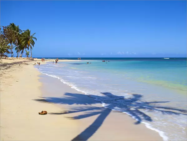 Dominican Republic, Samana Peninsula, Beach at Las Terrenas