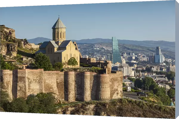 Georgia, Tbilisi, Old Town, Narikala Fortress, Church of St. Nicholas