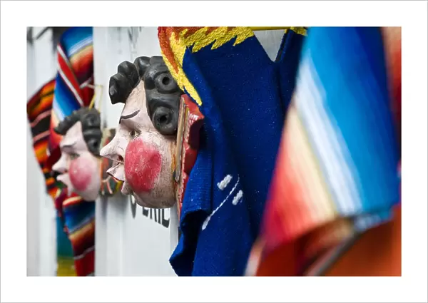 Face masks & textiles, Taxco, Guerrero State, Mexico