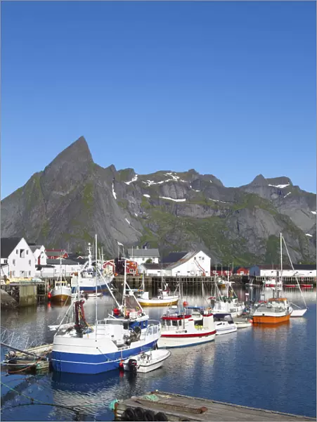 Hamnoy, Moskenesoy, Lofoten Islands, Nordland, Norway