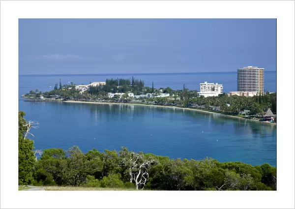 New Caledonia, Grande Terre Island, Noumea, Hotels along Anse Vata bay
