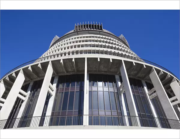 New Zealand, North Island, Wellington, The Beehive, Executive Wing of the NZ Parliament